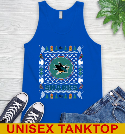 San Jose Sharks Merry Christmas NHL Hockey Loyal Fan Tank Top 4