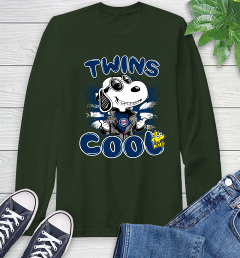 MLB Baseball Minnesota Twins Cool Snoopy Shirt Long Sleeve T-Shirt 6