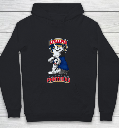 NHL My Cat Loves Florida Panthers Hockey Youth Hoodie
