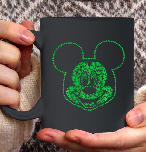 Disney Mickey And Friends St Patrick s Mickey Shamrock Fill Ceramic Mug 11oz