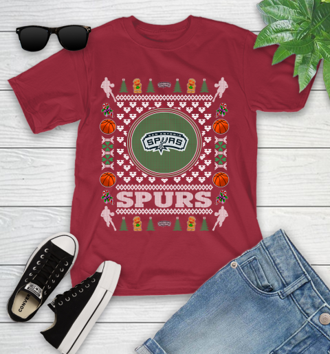 San Antonio Spurs Merry Christmas NBA Basketball Loyal Fan Ugly Shirt 113
