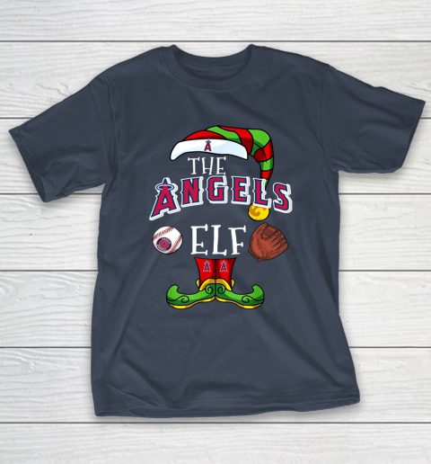 Los Angeles Angels Christmas ELF Funny MLB T-Shirt 3