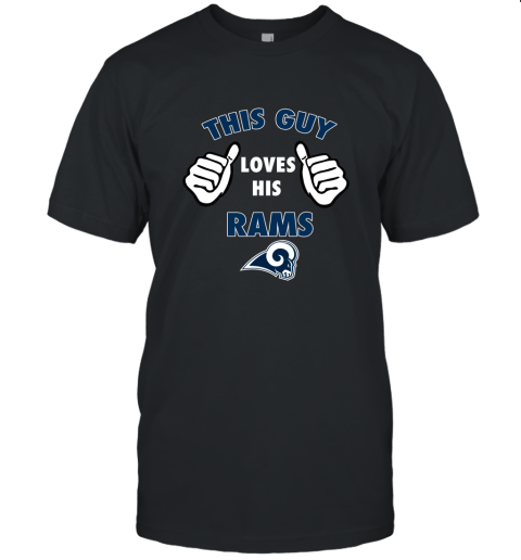 This Girl Loves Her Los Angeles Rams Unisex Jersey Tee