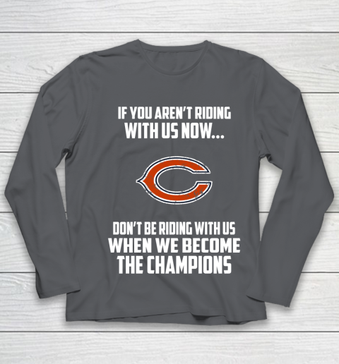 NFL Chicago Bears Football We Become The Champions Youth Long Sleeve 6