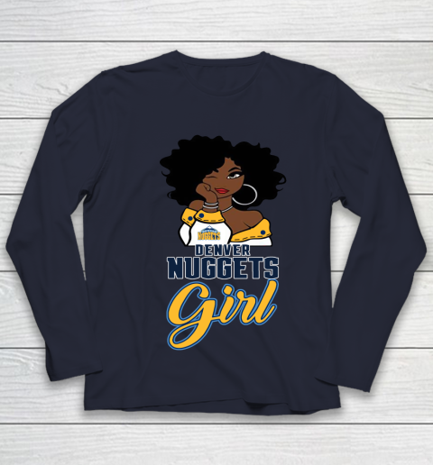 Denver Nuggets Girl NBA Youth Long Sleeve 3