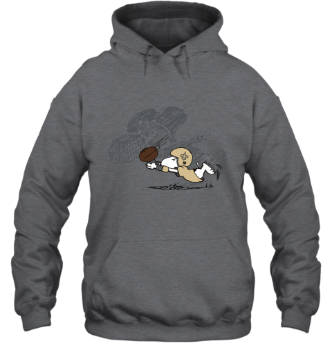 New Orleans Saints Snoopy Plays The Football Game Hoodie
