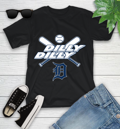 MLB Detroit Tigers Dilly Dilly Baseball Sports Youth T-Shirt 2