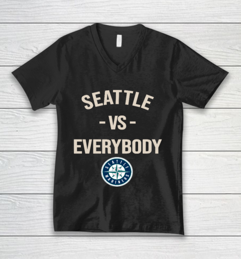 Seattle Mariners Vs Everybody V-Neck T-Shirt
