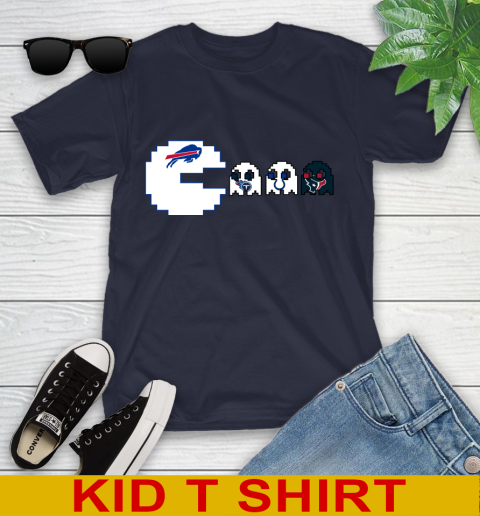 Buffalo Bills NFL Football Pac Man Champion Youth T-Shirt 3