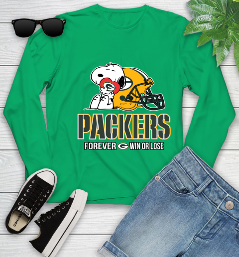 NFL The Peanuts Movie Snoopy Forever Win Or Lose Football Green Bay Packers 130