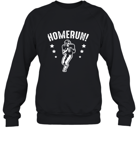 Homerun Football Baseball Mix Wrong Sports Sweatshirt