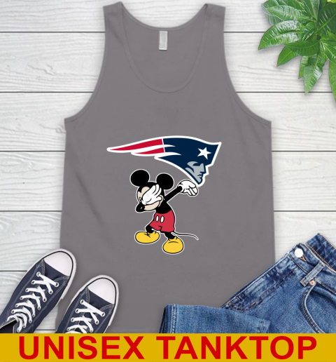 New England Patriots NFL Football Dabbing Mickey Disney Sports Tank Top 7