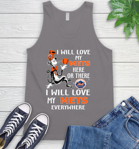 MLB Baseball New York Mets I Will Love My Mets Everywhere Dr Seuss Shirt Tank Top 6