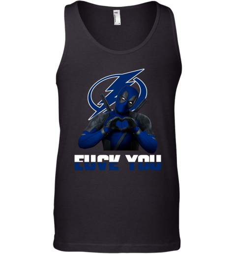 NHL Tampa Bay Lightning Deadpool Love You Fuck You Hockey Sports qsRsmq2p0tV unisex tank 17 95 151514 front black