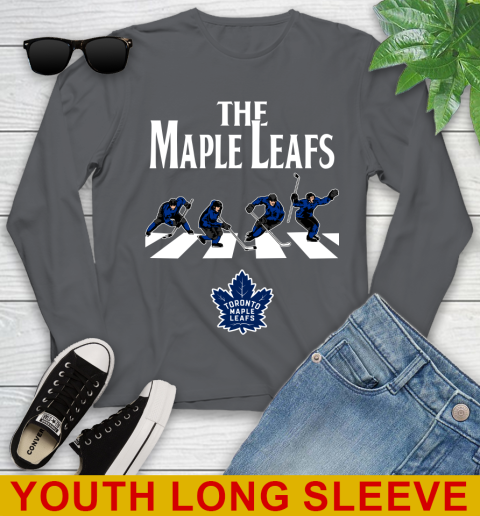 NHL Hockey Toronto Maple Leafs The Beatles Rock Band Shirt Youth Long Sleeve 9