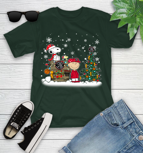 Toronto Raptors NBA Basketball Christmas The Peanuts Movie Snoopy Championship Youth T-Shirt 5