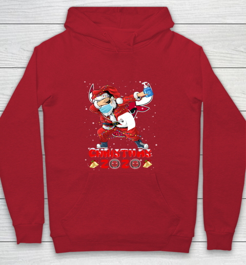Chicago Bulls Funny Santa Claus Dabbing Christmas 2020 NBA Youth Hoodie 7