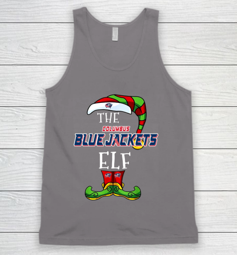 Columbus Blue Jackets Christmas ELF Funny NHL Tank Top 6