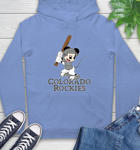 MLB Baseball Colorado Rockies Cheerful Mickey Mouse Shirt Hoodie 12