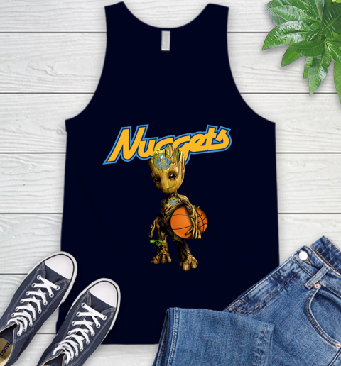 Denver Nuggets NBA Basketball Groot Marvel Guardians Of The Galaxy Tank Top 3