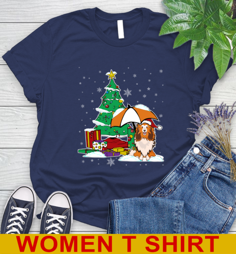 Sheltie Christmas Dog Lovers Shirts 237