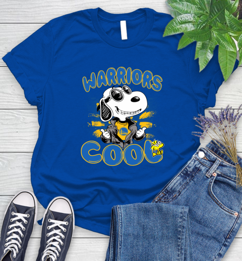 NBA Basketball Golden State Warriors Cool Snoopy Shirt Women's T-Shirt 10