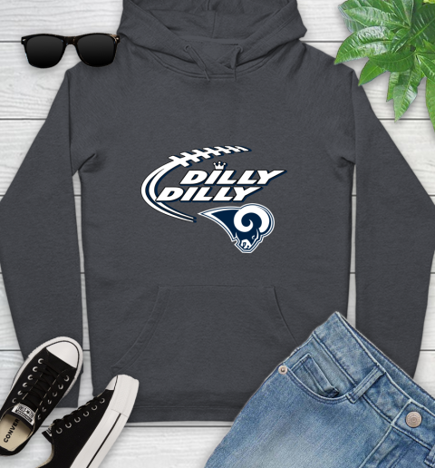 NFL Los Angeles Rams Dilly Dilly Football Sports Youth Hoodie 8