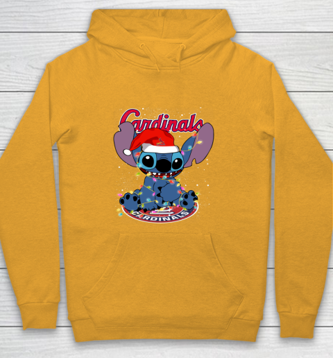 St.Louis Cardinals MLB noel stitch Baseball Christmas Youth Hoodie 2