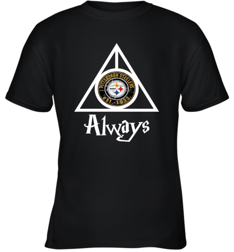 Always Love The Pittsburgh Steelers x Harry Potter Mashup Youth T-Shirt