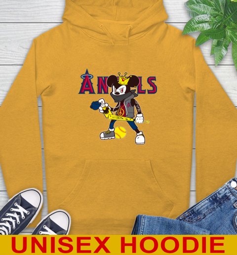 Los Angeles Angels MLB Baseball Mickey Peace Sign Sports Hoodie 4 Los Angeles Angels MLB Baseball Mickey Peace Sign Sports Hoodie - Image 4