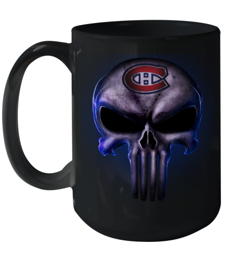 Montreal Canadiens NHL Hockey Punisher Skull Sports Ceramic Mug 15oz