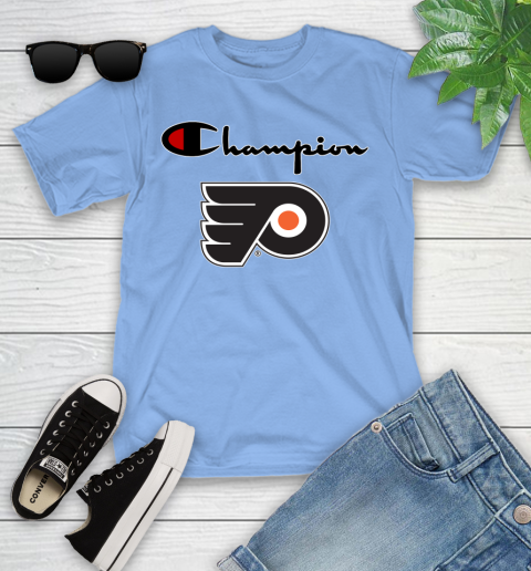 NHL Hockey Philadelphia Flyers Champion Shirt Youth T-Shirt 10