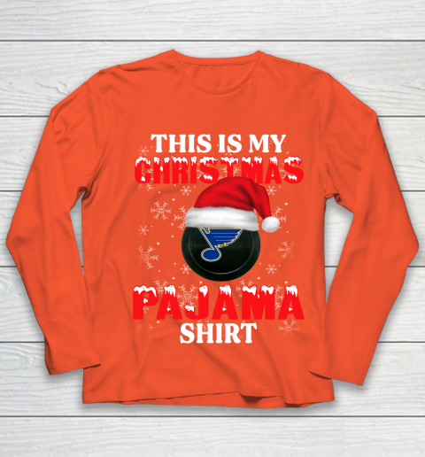 St.Louis Blues This Is My Christmas Pajama Shirt NHL Youth Long Sleeve 3