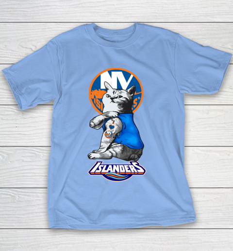 NHL My Cat Loves New York Islanders Hockey Youth T-Shirt 8