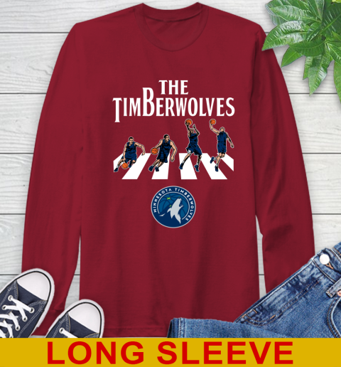 NBA Basketball Minnesota Timberwolves The Beatles Rock Band Shirt Long Sleeve T-Shirt 9