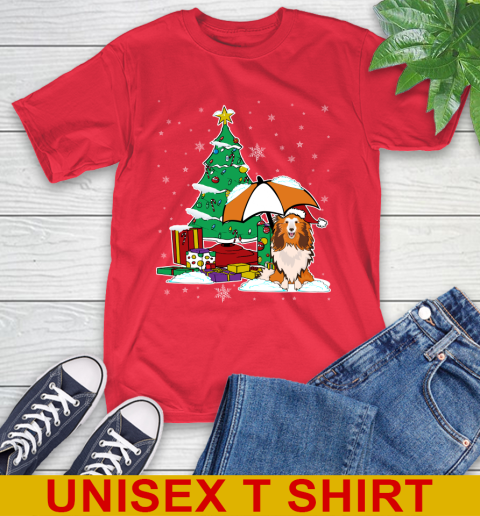 Sheltie Christmas Dog Lovers Shirts 153