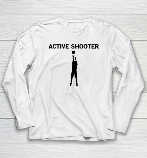 Active Shooter Basketball Lovers Long Sleeve T-Shirt