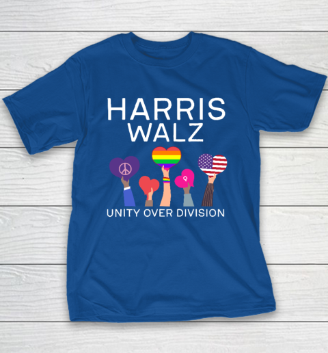 Harris Waltz 2024 Unity Over Division Youth T-Shirt 6