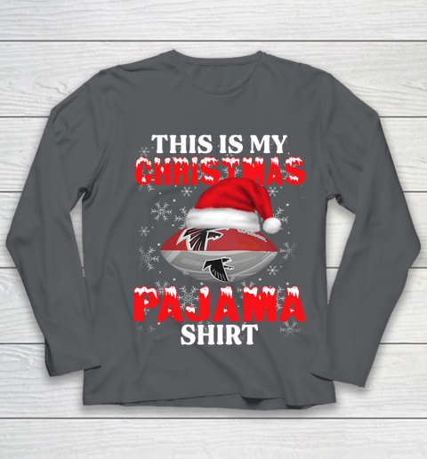 Atlanta Falcons This Is My Christmas Pajama Shirt NFL Youth Long Sleeve 6