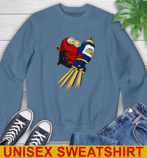 NBA Basketball Denver Nuggets Deadpool Minion Marvel Shirt Sweatshirt 10