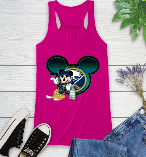 NHL Buffalo Sabres Stanley Cup Mickey Mouse Disney Hockey T Shirt Racerback Tank 8