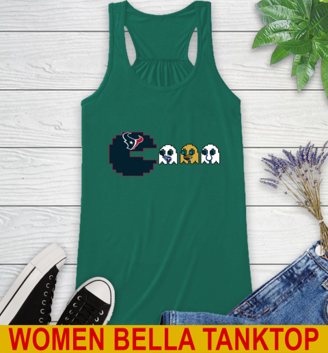 Houston Texans NFL Football Pac Man Champion Racerback Tank 7