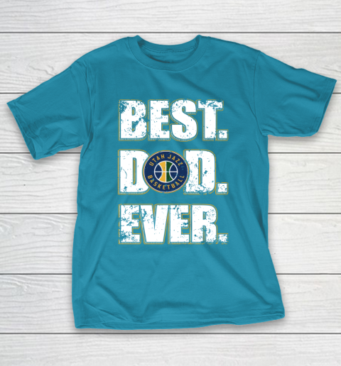 NBA Utah Jazz Basketball Best Dad Ever Family Shirt T-Shirt 7