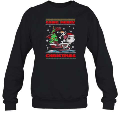 One Piece Going Merry ugly Christmas 2024 Sweatshirt