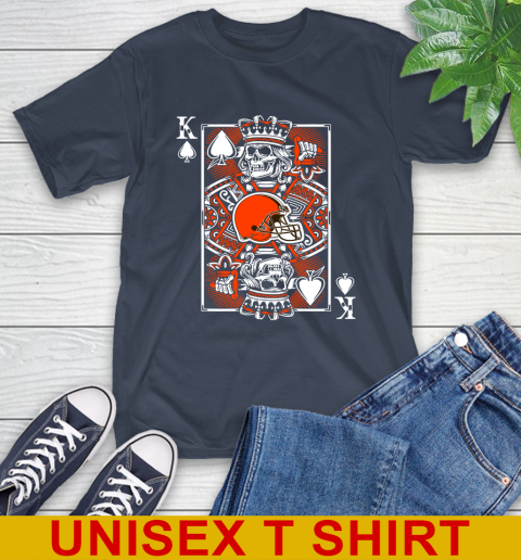 Cleveland Browns NFL Football The King Of Spades Death Cards Shirt T-Shirt 4 Cleveland Browns NFL Football The King Of Spades Death Cards Shirt T-Shirt - Image 4