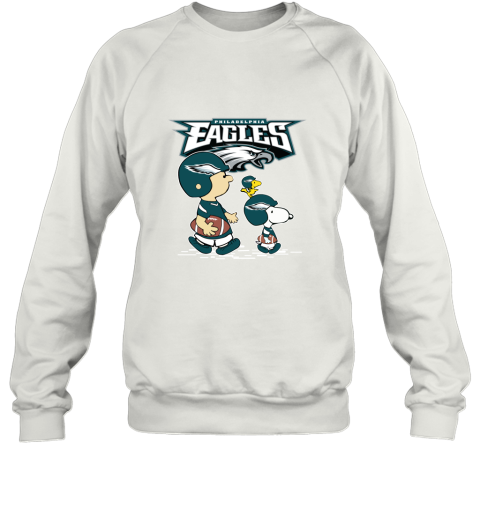 Philadelphia Eagles Let's Play Football Together Snoopy NFL Sweatshirt