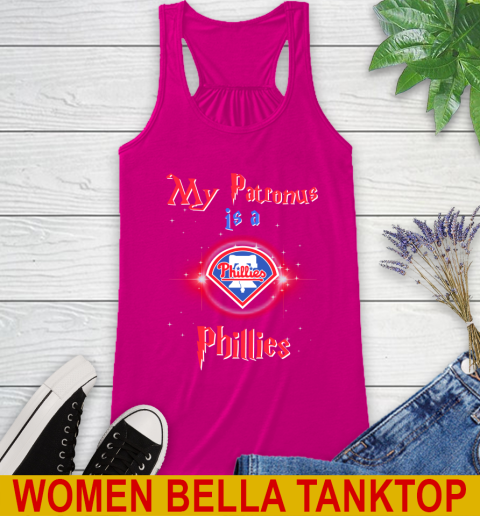 MLB Baseball Harry Potter My Patronus Is A Philadelphia Phillies Racerback Tank 6