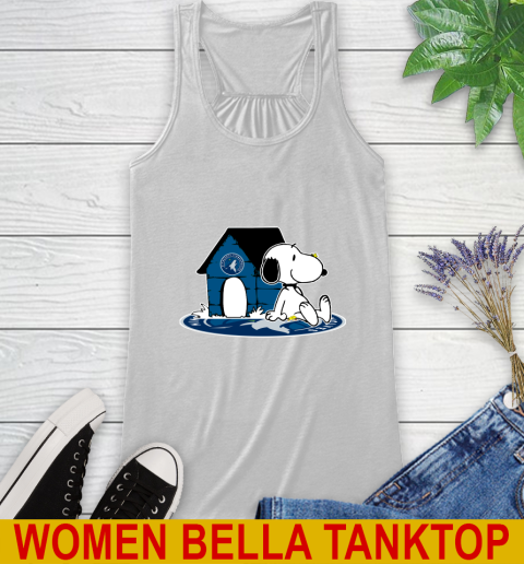 NBA Basketball Minnesota Timberwolves Snoopy The Peanuts Movie Shirt Racerback Tank
