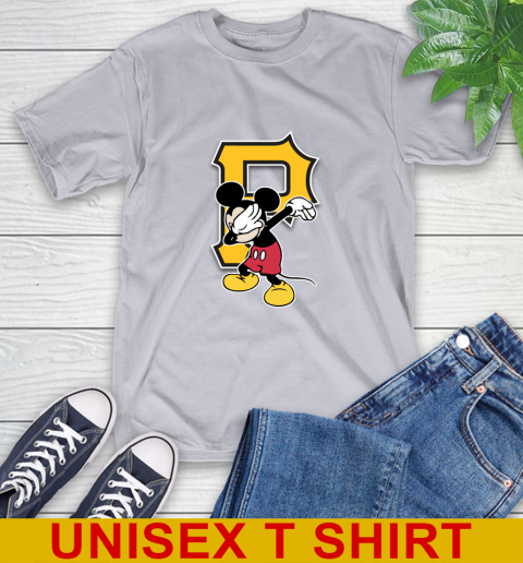 Pittsburgh Pirates MLB Baseball Dabbing Mickey Disney Sports T-Shirt 6