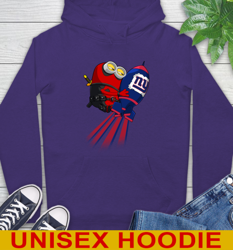 NFL Football New York Giants Deadpool Minion Marvel Shirt Hoodie 5
